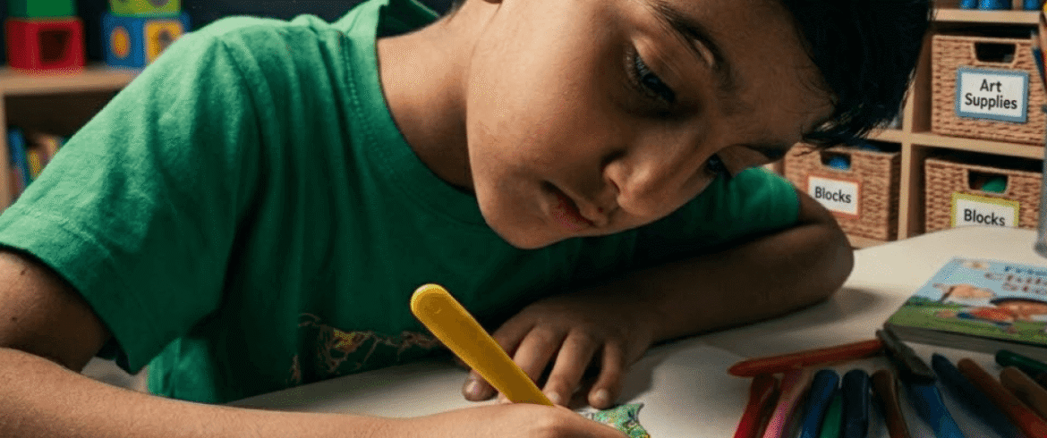Crayon Drawing for kids
